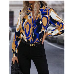 Maxpower (B25SZX24111714112, XXXL) Leopard Print 3D Print Women's Fashion Elegant Lapel L Maxpower (B25SZX24111714112, XXXL) Leopard Print 3D Print Women's Fashion Elegant Lapel L