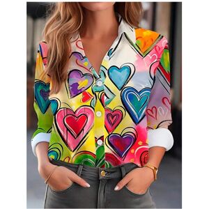 Maxpower (B25SZX24111714117, M) Leopard Print 3D Print Women's Fashion Elegant Lapel Long Maxpower (B25SZX24111714117, M) Leopard Print 3D Print Women's Fashion Elegant Lapel Long