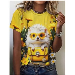 Maxpower (Khaki, XL) Sale Cat Dog Women's T-Shirts 3d Animal Print Daily Tshirt Funny Cas Maxpower (Khaki, XL) Sale Cat Dog Women's T-Shirts 3d Animal Print Daily Tshirt Funny Cas