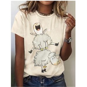 Maxpower (Yellow, L) Sale Cat Dog Women's T-Shirts 3d Animal Print Daily Tshirt Funny Cas Maxpower (Yellow, L) Sale Cat Dog Women's T-Shirts 3d Animal Print Daily Tshirt Funny Cas