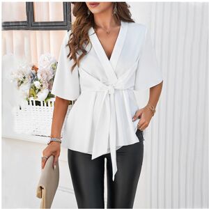 Maxpower (BKK089-1, S) Solid Casual Loose Blouses For Women Fashion Summer Vintage Women Maxpower (BKK089-1, S) Solid Casual Loose Blouses For Women Fashion Summer Vintage Women