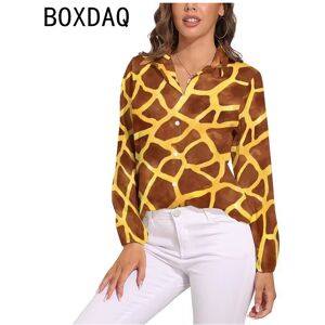 Maxpower (CXCY-117, M) 3D Giraffe Skin Print Blouse Spring Long Sleeve Casual Blouses Wom Maxpower (CXCY-117, M) 3D Giraffe Skin Print Blouse Spring Long Sleeve Casual Blouses Wom