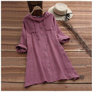 Maxpower (fuchsia, XL) Women's Drawstring Cotton and Linen Solid Color Hat Loose Hooded L Maxpower (fuchsia, XL) Women's Drawstring Cotton and Linen Solid Color Hat Loose Hooded L