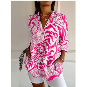 Maxpower (YK1887-, XXXL) new women's long shirt summer European and American trendy half- Maxpower (YK1887-, XXXL) new women's long shirt summer European and American trendy half-