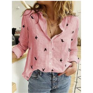 Maxpower (QU437-16, 5XL) Solid Casual Loose Shirts For Women Autumn Vintage Women's Overs Maxpower (QU437-16, 5XL) Solid Casual Loose Shirts For Women Autumn Vintage Women's Overs