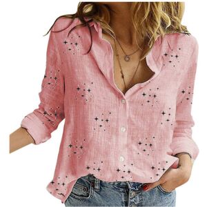 Maxpower (QU437-9, L) Solid Casual Loose Shirts For Women Autumn Vintage Women's Oversize Maxpower (QU437-9, L) Solid Casual Loose Shirts For Women Autumn Vintage Women's Oversize