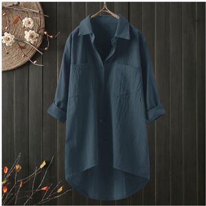 Maxpower (Dark Gray, M) Womens Cotton Button Down Shirts Solid Classic Long Sleeve Work B Maxpower (Dark Gray, M) Womens Cotton Button Down Shirts Solid Classic Long Sleeve Work B