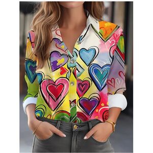 Maxpower (AH219, XS) Women's shirt casual loose soft comfortable button lapel fashion shi Maxpower (AH219, XS) Women's shirt casual loose soft comfortable button lapel fashion shi