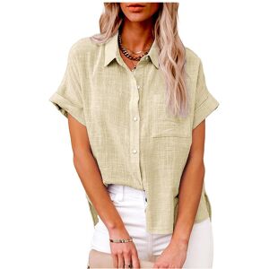 Maxpower (LL9995 Mi She, XXXL) Women' Size Spring Summer New Casual Shirts Tops Cotton Li Maxpower (LL9995 Mi She, XXXL) Women' Size Spring Summer New Casual Shirts Tops Cotton Li