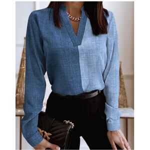 Maxpower (Denim Blue, 2XL) Sexy V Neck Long Lantern Sleeve Hollow Out Lace Floral Embroid Maxpower (Denim Blue, 2XL) Sexy V Neck Long Lantern Sleeve Hollow Out Lace Floral Embroid