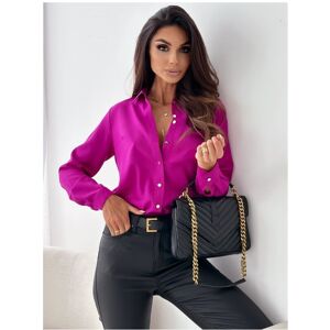 Maxpower (Rose Red, L) Summer Turn Down Collar Women OL Workwear Blouse Tops Casual Femal Maxpower (Rose Red, L) Summer Turn Down Collar Women OL Workwear Blouse Tops Casual Femal