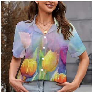 Maxpower (B48SLCZ8116273, L) New Fashionable Women's Shirts Elegant 3d Cartoon Cat Printe Maxpower (B48SLCZ8116273, L) New Fashionable Women's Shirts Elegant 3d Cartoon Cat Printe