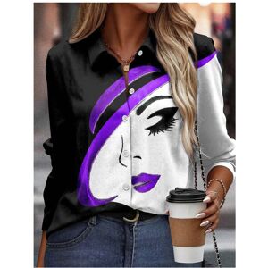 Maxpower (B25SLTHA241211G, S) Spring and Autumn New Elegant Long Sleeve Women's Shirt Cas Maxpower (B25SLTHA241211G, S) Spring and Autumn New Elegant Long Sleeve Women's Shirt Cas