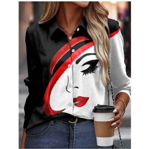 Maxpower (B25SLTHA241211L, L) Spring and Autumn New Elegant Long Sleeve Women's Shirt Cas Maxpower (B25SLTHA241211L, L) Spring and Autumn New Elegant Long Sleeve Women's Shirt Cas