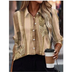 Maxpower (B25SLTHA241211Z, 4XL) Spring and Autumn New Elegant Long Sleeve Women's Shirt C Maxpower (B25SLTHA241211Z, 4XL) Spring and Autumn New Elegant Long Sleeve Women's Shirt C