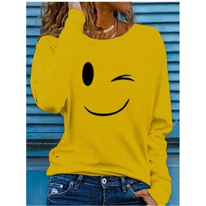 Maxpower (ky933-huang, L) 100 cotton Women's T-shirt Slim Women T-shirt Long-sleeved for Maxpower (ky933-huang, L) 100 cotton Women's T-shirt Slim Women T-shirt Long-sleeved for