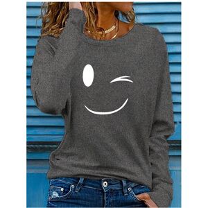 Maxpower (ky933-shenhui, XXXL) 100 cotton Women's T-shirt Slim Women T-shirt Long-sleeve Maxpower (ky933-shenhui, XXXL) 100 cotton Women's T-shirt Slim Women T-shirt Long-sleeve