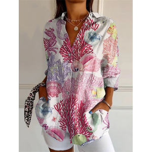 Maxpower (HY2559-, S) new women's long shirt summer European and American trendy half-sle Maxpower (HY2559-, S) new women's long shirt summer European and American trendy half-sle