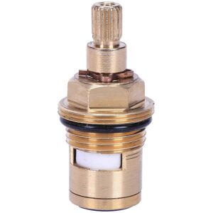 Unbranded 1 pcs Replacement Brass ceramic disc tap valve insert gland quarter turn Unbranded 1 pcs Replacement Brass ceramic disc tap valve insert gland quarter turn