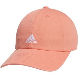 adidas Women's Saturday Relaxed Fit Adjustable Hat Semi Coral Fusion adidas Women's Saturday Relaxed Fit Adjustable Hat Semi Coral Fusion