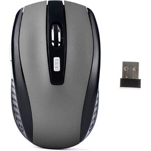 Maxpower (2.4G Black Gray) Wireless Mouse Portable Optical Ergonomic Mice For Laptop iPad Maxpower (2.4G Black Gray) Wireless Mouse Portable Optical Ergonomic Mice For Laptop iPad