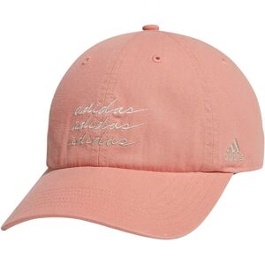 adidas Women's Saturday Relaxed Fit Adjustable Hat Wonder Clay/Chalk adidas Women's Saturday Relaxed Fit Adjustable Hat Wonder Clay/Chalk