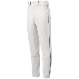 Mizuno mens Premier Piped Pant White-navy X-Large US Mizuno mens Premier Piped Pant White-navy X-Large US