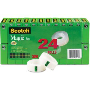 3M Magic Office Tape Value Pack 3/4"" x 27.7 Yards 1"" Core Clear 3M Magic Office Tape Value Pack 3/4"" x 27.7 Yards 1"" Core Clear