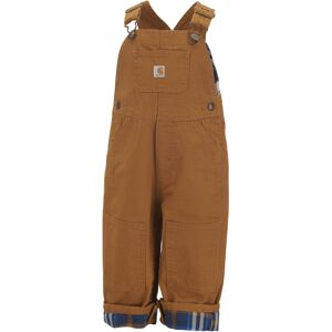 carhartt Little Boys Washed canvas Flannel Lined Bib Overall carhartt carhartt Little Boys Washed canvas Flannel Lined Bib Overall carhartt