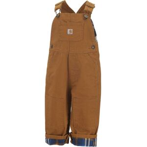 Carhartt Little Boys' Washed Canvas Flannel Lined Bib Overall Carhart Carhartt Little Boys' Washed Canvas Flannel Lined Bib Overall Carhart