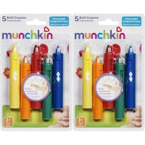 Munchkin 5 Piece Bath Crayons Set Pack of 2 Munchkin 5 Piece Bath Crayons Set Pack of 2