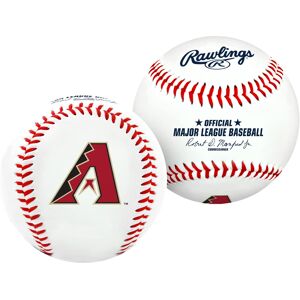 Rawlings MLB Arizona Diamondbacks Team Logo Baseball Official White - 1240010121 Rawlings MLB Arizona Diamondbacks Team Logo Baseball Official White - 1240010121
