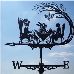 BGHONE (Party) Metal Weathervane,Witch Iron Weather Vane,Sea Rover Wind Direction Indic BGHONE (Party) Metal Weathervane,Witch Iron Weather Vane,Sea Rover Wind Direction Indic