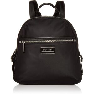 Calvin Klein womens Sussex Nylon Backpack Black/Silver One Size Calvin Klein womens Sussex Nylon Backpack Black/Silver One Size