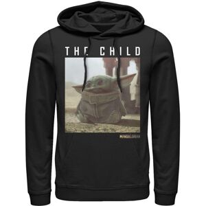 Men's Star Wars: The Mandalorian The Child Frame Pull Over Hoodie - Bl Men's Star Wars: The Mandalorian The Child Frame Pull Over Hoodie - Bl
