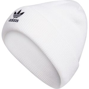 adidas Originals Women's Trefoil Beanie. White/Black 2. One Size adidas Originals Women's Trefoil Beanie. White/Black 2. One Size