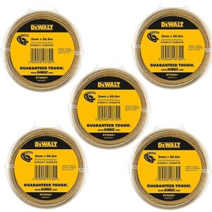 5x Dewalt DT20651-QZ Line Trimmer Wire 2mm 68.6m Dewalt DCM561 DCM561P1 DCM561PB 5x Dewalt DT20651-QZ Line Trimmer Wire 2mm 68.6m Dewalt DCM561 DCM561P1 DCM561PB