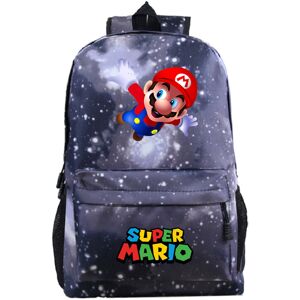 Unbranded (Starry Grey) Kids Super Mario Backpack School Bag Students Bookbag Handbag Gift Unbranded (Starry Grey) Kids Super Mario Backpack School Bag Students Bookbag Handbag Gift