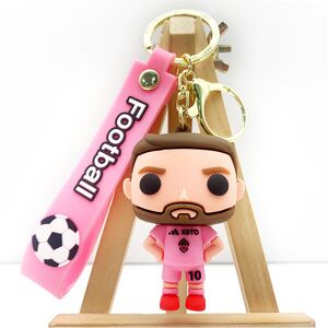 Maxpower (pink) 3D Messi Keychain Decoration Ornaments Action Figure Collection Model Toy Maxpower (pink) 3D Messi Keychain Decoration Ornaments Action Figure Collection Model Toy