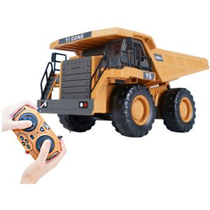 Maxpower (Plastic yellow) 2.4Ghz 1/20 Remote Control Engineering Dumper Trucks 9CH Constr Maxpower (Plastic yellow) 2.4Ghz 1/20 Remote Control Engineering Dumper Trucks 9CH Constr