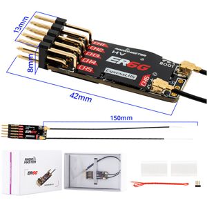 Maxpower (ER6G) Radiomaster 2.4GHz ELRS PWM Receiver V 8CH ExpressLRS RX For RC Fixed Win Maxpower (ER6G) Radiomaster 2.4GHz ELRS PWM Receiver V 8CH ExpressLRS RX For RC Fixed Win