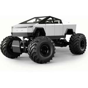 Maxpower (silver alloy car) Pickup alloy large electric high speed 4WD off-road climbing Maxpower (silver alloy car) Pickup alloy large electric high speed 4WD off-road climbing