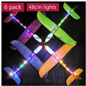 Maxpower (48cm6pcs light-1) Foam Hand Throwing Airplanes Toy 37cm 48cm Flight Mode Glider Maxpower (48cm6pcs light-1) Foam Hand Throwing Airplanes Toy 37cm 48cm Flight Mode Glider