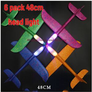 Maxpower (48cm6pcs light-2) Foam Hand Throwing Airplanes Toy 37cm 48cm Flight Mode Glider Maxpower (48cm6pcs light-2) Foam Hand Throwing Airplanes Toy 37cm 48cm Flight Mode Glider