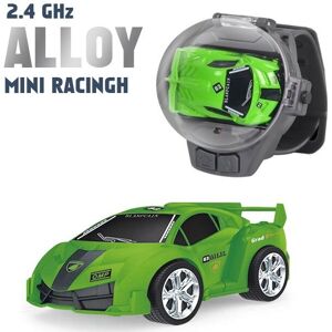 Maxpower (2.4G alloy Green) Mini Cartoon RC Small Car Analog Watch Remote Control Cute In Maxpower (2.4G alloy Green) Mini Cartoon RC Small Car Analog Watch Remote Control Cute In