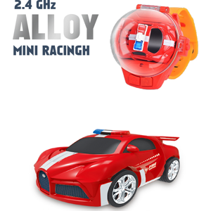 Maxpower (2.4G alloy Red PC) Mini Cartoon RC Small Car Analog Watch Remote Control Cute I Maxpower (2.4G alloy Red PC) Mini Cartoon RC Small Car Analog Watch Remote Control Cute I