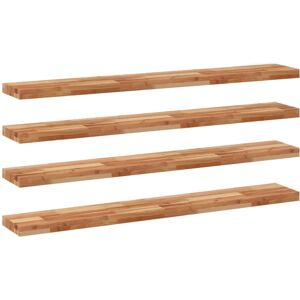 (dark brown, 160 x 20 x 4 cm/ 4 pcs) vidaXL Floating Shelves Wall Storage Shelf (dark brown, 160 x 20 x 4 cm/ 4 pcs) vidaXL Floating Shelves Wall Storage Shelf