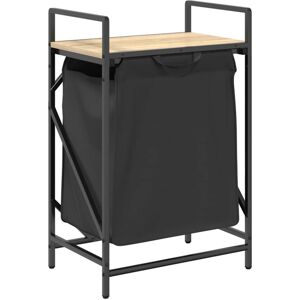 (sonoma oak) vidaXL Laundry Basket 1 Compartment with Shelf laundry hamper (sonoma oak) vidaXL Laundry Basket 1 Compartment with Shelf laundry hamper