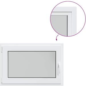 vidaXL Basement Window RISOR 90x50 cm Tilt&Turn DIN Left White egress window vidaXL Basement Window RISOR 90x50 cm Tilt&Turn DIN Left White egress window