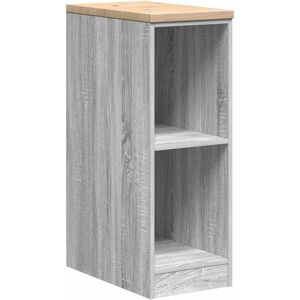 (grey sonoma, 30 x 51 x 85 cm/ 1 pcs) vidaXL Garage Storage Cabinet Solid Wood P (grey sonoma, 30 x 51 x 85 cm/ 1 pcs) vidaXL Garage Storage Cabinet Solid Wood P